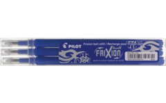 Vulling Pilot Frixion Ball/Click blauw, 3 stuks