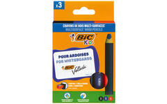 Whiteboard potloden BIC Multi surface assorti 3 st. incl. slijper en wisser