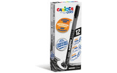 Rollerpen OOPS ergo-grip zwart, 12 stuks