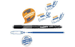 Rollerpen OOPS ergo-grip zwart, 12 stuks