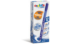 Rollerpen OOPS ergo-grip blauw, 12 stuks