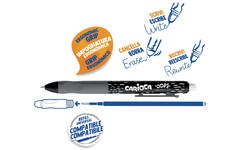 Rollerpen OOPS ergo-grip clic zwart, 12 stuks