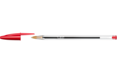 Balpen BIC cristal rood