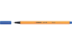 Fineliner STABILO Point 88 blauw