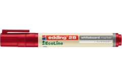 Whiteboardstiften edding e-28 Ecoline rood, 10 stuks