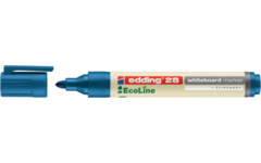 Whiteboardstiften edding e-28 Ecoline blauw, 10 stuks