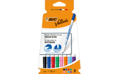 Whiteboardstiften BIC Velleda 1721 fine assorti, 8 stuks