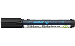 Whiteboardstift Schneider Maxx 290 ronde punt navulbaar zwart