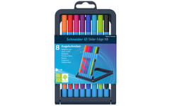 Balpen Schneider Slider Edge XB assorti, 8 stuks