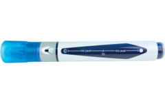 Whiteboardstiften Nobo Liquid Ink ronde punt 3 mm blauw, 10 stuks