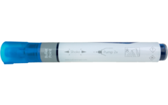 Whiteboardstiften Nobo Liquid Ink ronde punt 3 mm blauw, 10 stuks