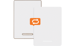 Whiteboard/Wisbord Nobo A4 magnetisch wit per 4st
