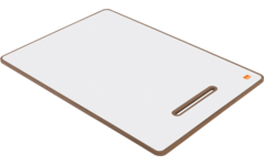 Whiteboard/Wisbord Nobo A4 magnetisch wit per 4st