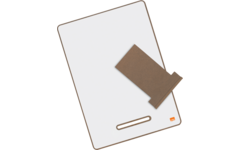 Whiteboard/Wisbord Nobo A4 magnetisch wit per 4st