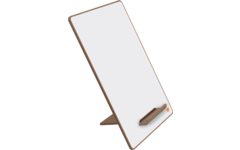 Whiteboard/Wisbord Nobo A4 magnetisch wit per 4st