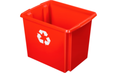 Recycle Box eco 45 liter rood