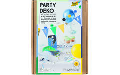 Party-Deco Box blauw Flash 41-delig