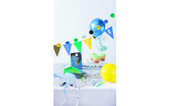 Party-Deco Box blauw Flash 41-delig