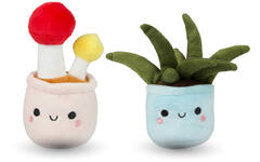 Pluchen plant in pot 12 cm assorti