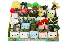 Pluchen plant in pot 12 cm assorti