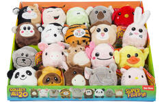 Pluchen baldier Beanie 8 cm assorti