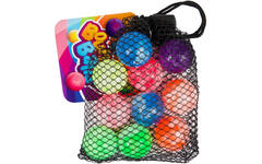 Stuiterballen klein 2,5 cm, 10 stuks