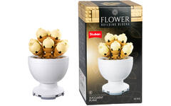 Bouwstenen bloemen in pot assorti