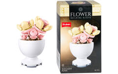 Bouwstenen bloemen in pot assorti