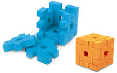 3D foam puzzels cube, 4 stuks