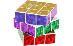 Kubus magische puzzel kubus glitter