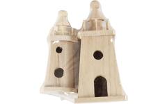 Vuurtoren, 2 stuks, keizerin boom,  afm 13,5 × 6 cm en 18 × 8 cm