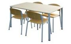 Tafel Luma 120 x 60 cm blad kunststof