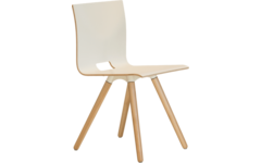 Kiva stoel, 4 pootsframe kuip CPL, opdekstoffering